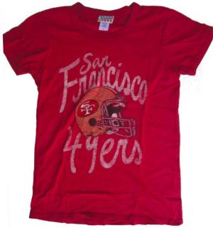   Junk Food NFL San Francisco 49ers Kick Off Crew Juniors T Shirt