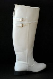 Tall Riding Buckle Knee High Boots Women NEW Fux Leather Big Size