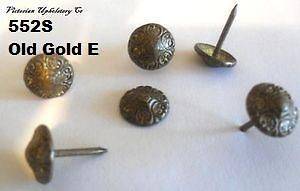 Upholstery Supplies Tacks Nails 550S & 552S Colors Oxford; Old Gold E