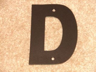 LARGE6 METAL ADDRESS LETTER HOME HOUSE WALL ALPHABET D