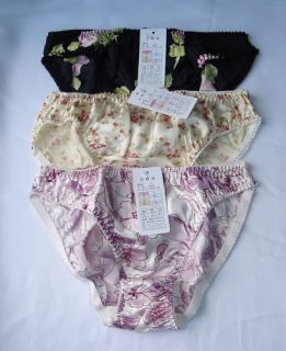 Pairs Pure Silk Womens Bikini Panties Size S (W23 26)
