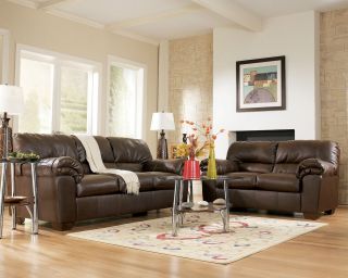 Ashley Furniture Commando Latte Living Room Set Sofa Loveseat 64501 
