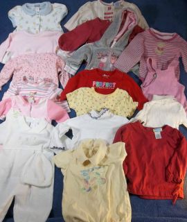 Huge Lot of 16 Fal/ Winter Baby Girls Clothes Outfits Size 3 6 6 9 