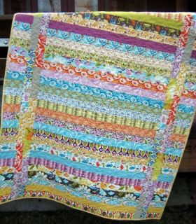 QUILT PATTERN Jelly Roll or Strip Quilt easy and quick