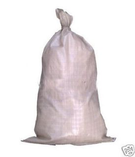 10 Beige Sandbags w/ ties Sandbag, Bags,Sand Bags, Empty, Woven 