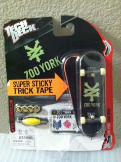 Tech Deck Zoo York 96mm Skateboard Chaz Ortiz Super Sticky Trick Tape 