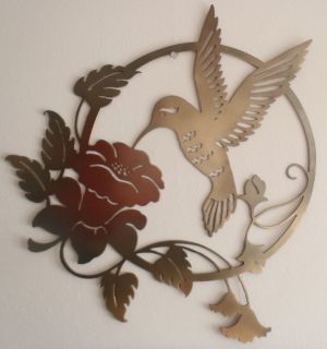 Hummingbird, Metal Wall decor, Metal Art