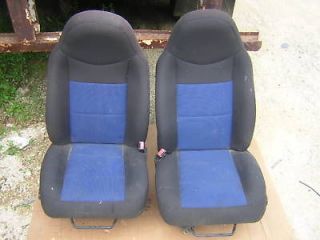03 Ford Ranger quad cab black/blue front seats