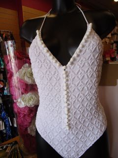 Chloe Halter Neck Costume In Black Or White Size 42