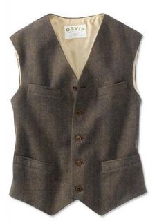Orvis Washed tweed Dress Vest