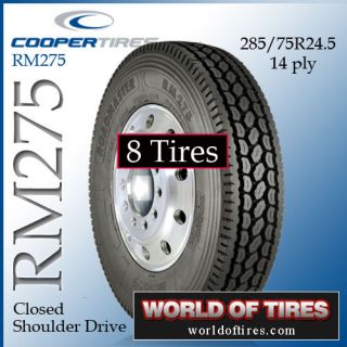 tires   semi truck tires Roadmaster RM275 24.5lp 24.5 285 75 24.5