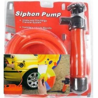 Tire Water Oil Change Transfer Siphon Pump Kit Gas Pipe