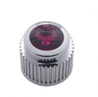knob dial control purple jewel chrome for 359 Peterbilt Kenworth 