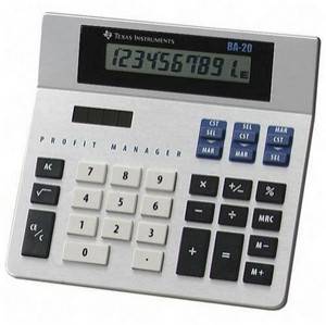 Texas Instruments BA 20 Basic Calculator