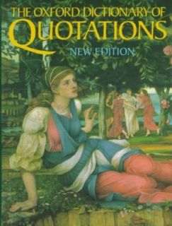 The Oxford Dictionary of Quotations 1992, Hardcover