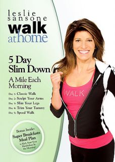 Leslie Sansone   Walk at Home   5 Day Slim Down DVD, 2008