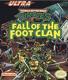 Teenage Mutant Ninja Turtles Fall of the Foot Clan Nintendo Game Boy 