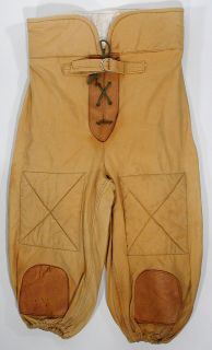 Vintage Youth Football pants w Leather Knee Patches   Boy or Doll Size 