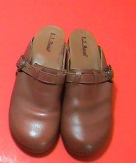 Bean Leather Stapled Clogs Womens 6 M Shoes~Model No. JP 07 