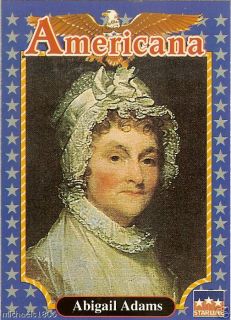 1992 AMERICANA Historic Card #246    ABIGAIL ADAMS