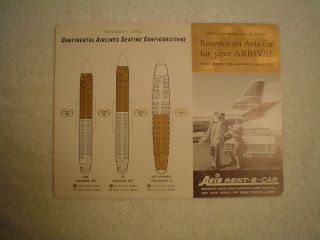   AIRLINES COLOR SEATING CHARTS FROM 1962, B 707, B 720B, VISCOUNT