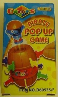Ackerman Mini Pirate Pop Up Game *BRAND NEW BOXED*
