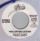 MARSHALL CHAPMAN Rock And Roll Clothes (NEW 45 DJ) 1979