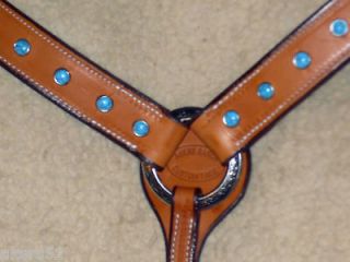 BREAST COLLAR TURQUOISE STUDS SALE USA MADE AKERS RANCH