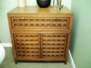 Pier One Imports Mint Condition CABINET light wood Furniture 32 x 32 