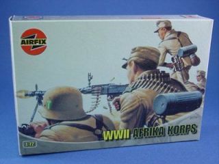   Toy Soldiers Airfix 1/72 Scale WWII German Afrika Korp 48 Figure Set