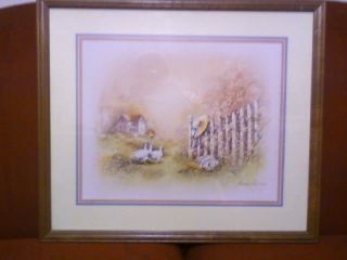 Andres Orpinas Country Land painting in frame NICE