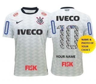 Corinthians shirt Nike Official Libertadores Final 2012 + Name  Number 