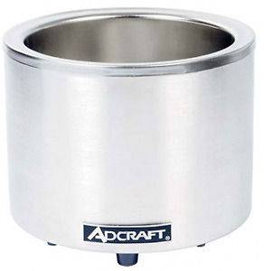 Adcraft FW 1200WR Round Food Warmer for Soup or Sauces