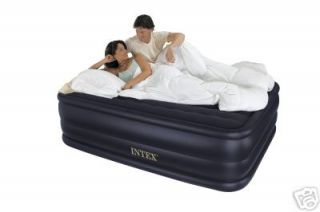   Raised Airbed Inflatable Bed Mattress Queen Air Bed Built In Pump