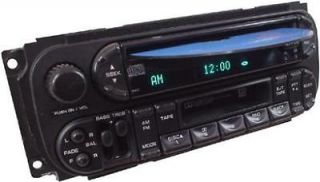   DODGE RAM 1500 CAR ADUIO FACTORY STEREO AM / FM TAPE CD RADIO PLAYER