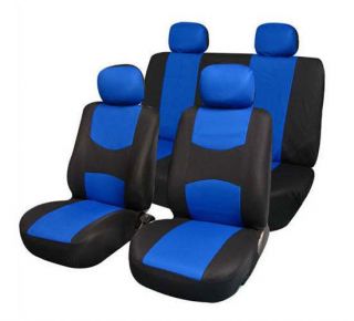   Headrests and Solid Bench Blue & Black (Fits 2005 Chevrolet Equinox