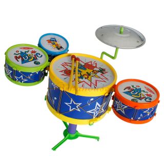 Brand New Drum Set Colorful Kids Childrens Toy