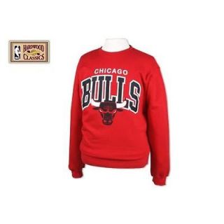 CHICAGO BULLS Mitchell & Ness 3XL NBA Red Arch Crew Sweatshirt