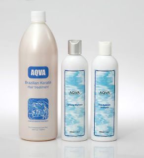 Aqva Professional Brazilian Keratin Hair Treatment Blow Dry 