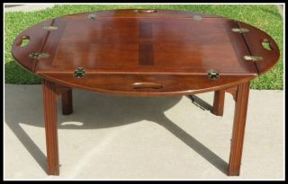 Vintage Baker Furniture Butlers Tray Coffee Table NR