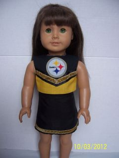   fits 18 American Girl Pittsburg Steelers Cheerleader Halloween