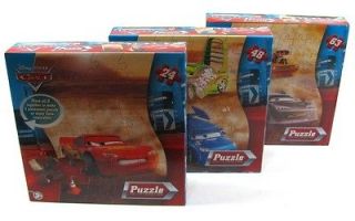   CARS 3in1 PANORAMIC PUZZLE Jigsaw for kids children 135 pieces 3