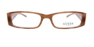   Designer Optical Frames + hardcase. GU1602ST BRN. Eyewear Glasses