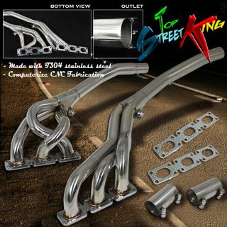 STAINLESS STEEL RACING MANIFOLD HEADER/EXHAUST PIPE 92 98 BMW E36 3 
