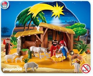 New Playmobil Nativity Manger with Stable Item # 4884
