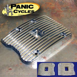   XZOTIC BLACK PANHEAD STYLE ROCKER BOX COVERS FOR HARLEY TWINCAM 99 13