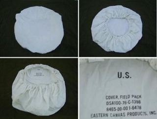   US MILITARY SURPLUS WHITE ALICE PACK COVER JEEP SPARE TIRE COVER
