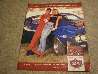 1999 Swisher Sweets Little Cigars Ad It Just Doesnt Get Any Sweeter 