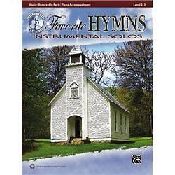 Alfred Favorite Hymns Instrumental Solos Violin Book & CD