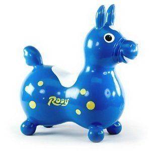 Gymnic 7013 Rody Inflatable Hopping Horse, Blue